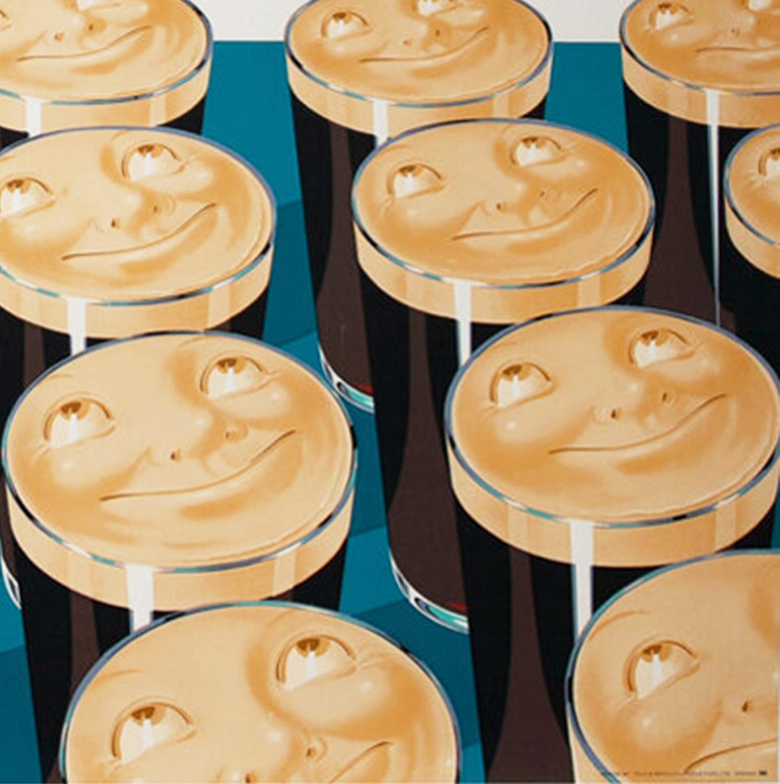 5 Million Guinness c1950s British Advertising Poster - detail