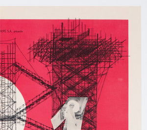 8 1/2 1963 French Moyenne Film Poster - detail
