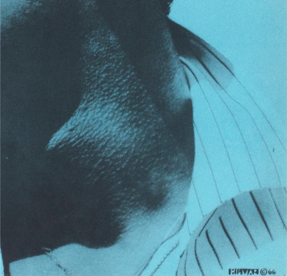 a bout de souffle 1966 czech a3 film movie poster jiri hilmar - detail