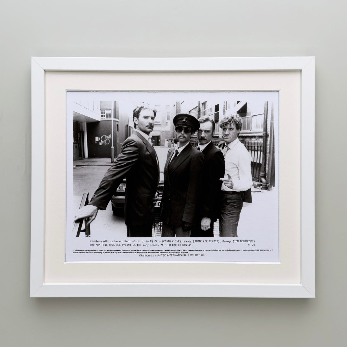 A Fish Called Wanda 1988 Film Movie Press Publicity Still Framed