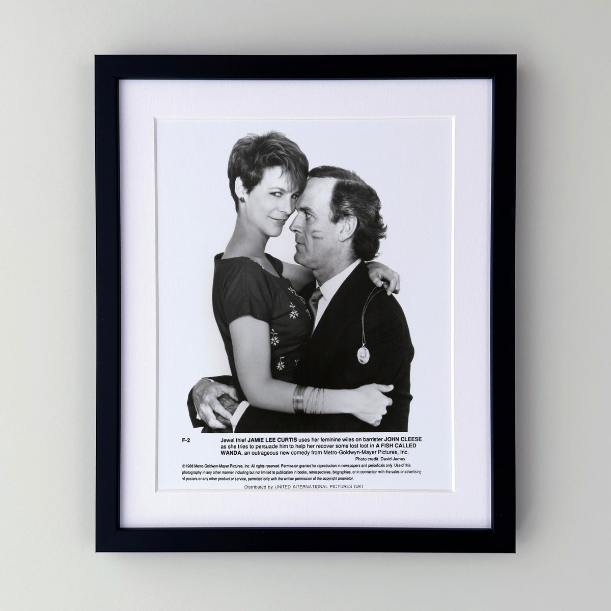 A Fish Called Wanda 1988 Film Movie Press Publicity Still Framed