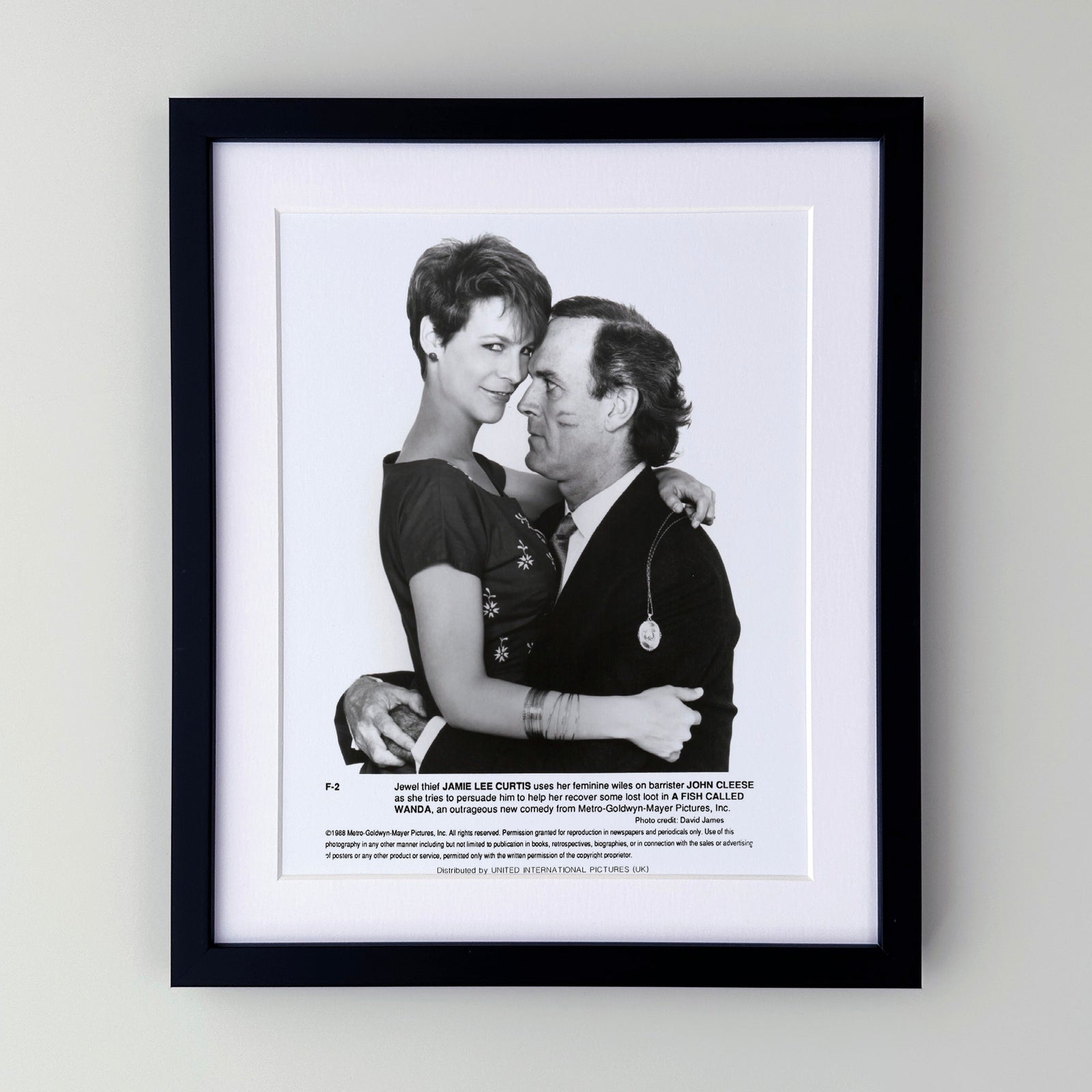 A Fish Called Wanda 1988 Film Movie Press Publicity Still Framed