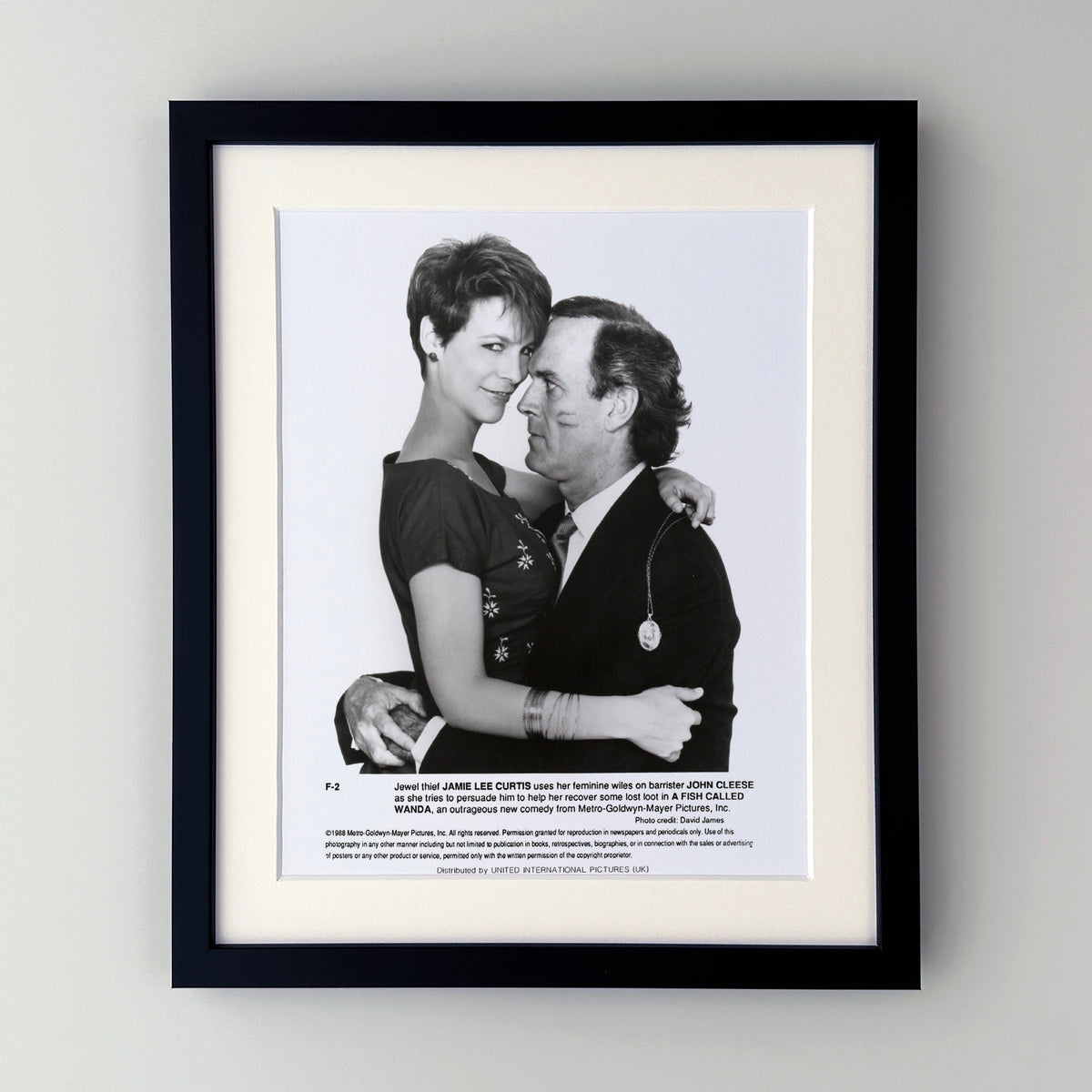 A Fish Called Wanda 1988 Film Movie Press Publicity Still Framed