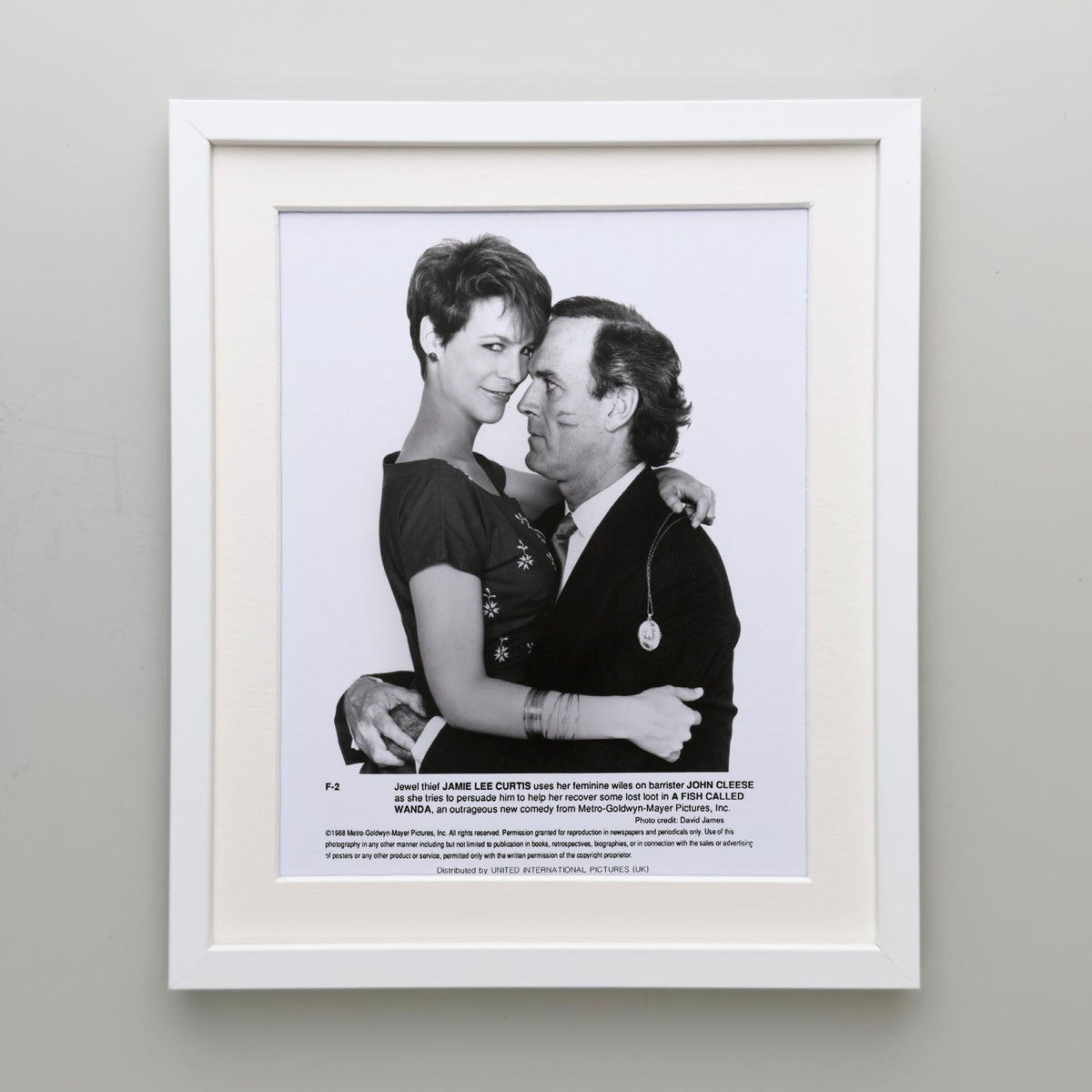 A Fish Called Wanda 1988 Film Movie Press Publicity Still Framed