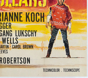 A Fistful of Dollars 1964 French Grande Film Movie Poster, Vanni Tealdi - detail