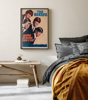 A Hard Day's Night 1964 Belgium Film Movie Poster