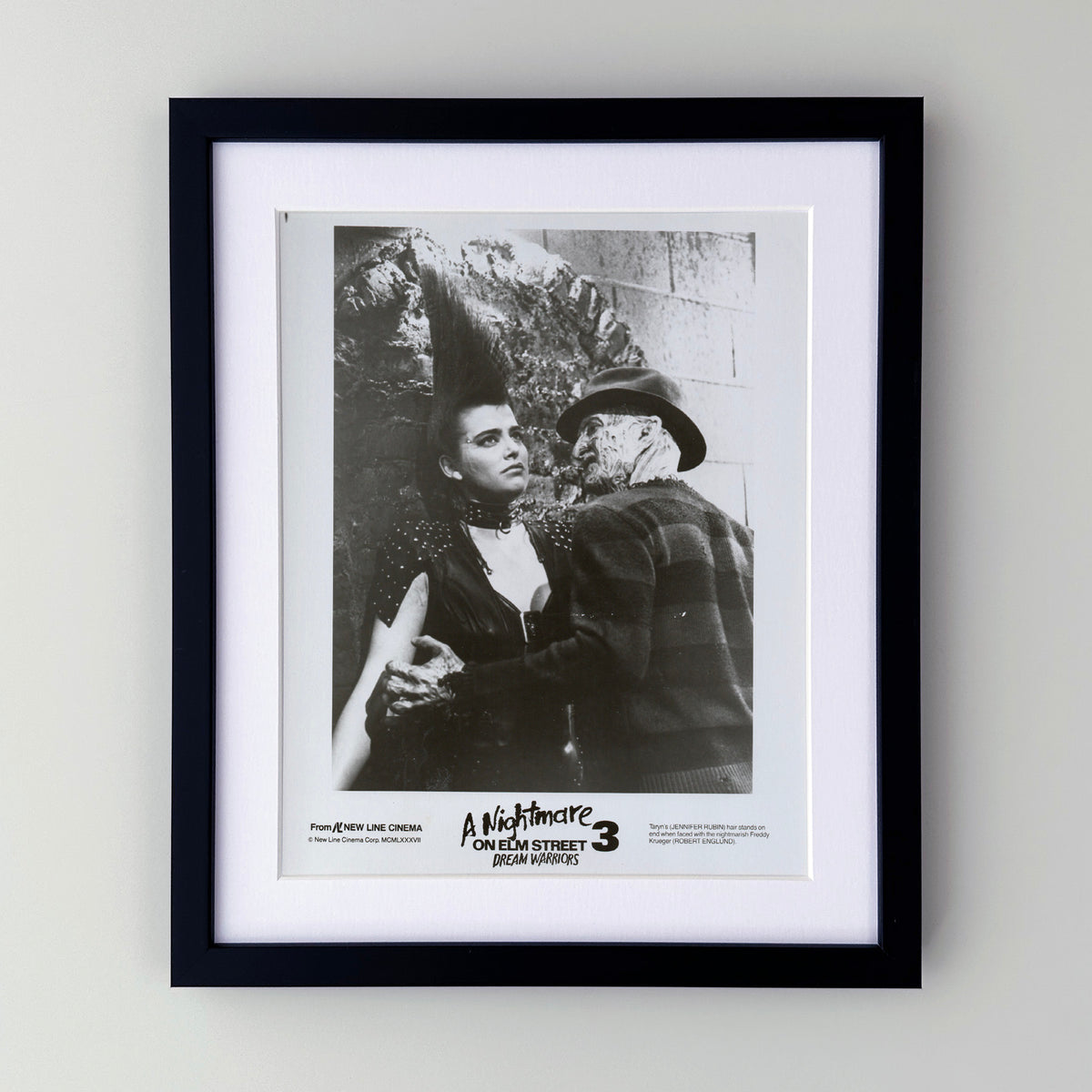 A Nightmare on Elm Street 3 Dream Warriors 1987 Press Film Movie Publicity Still - Framed