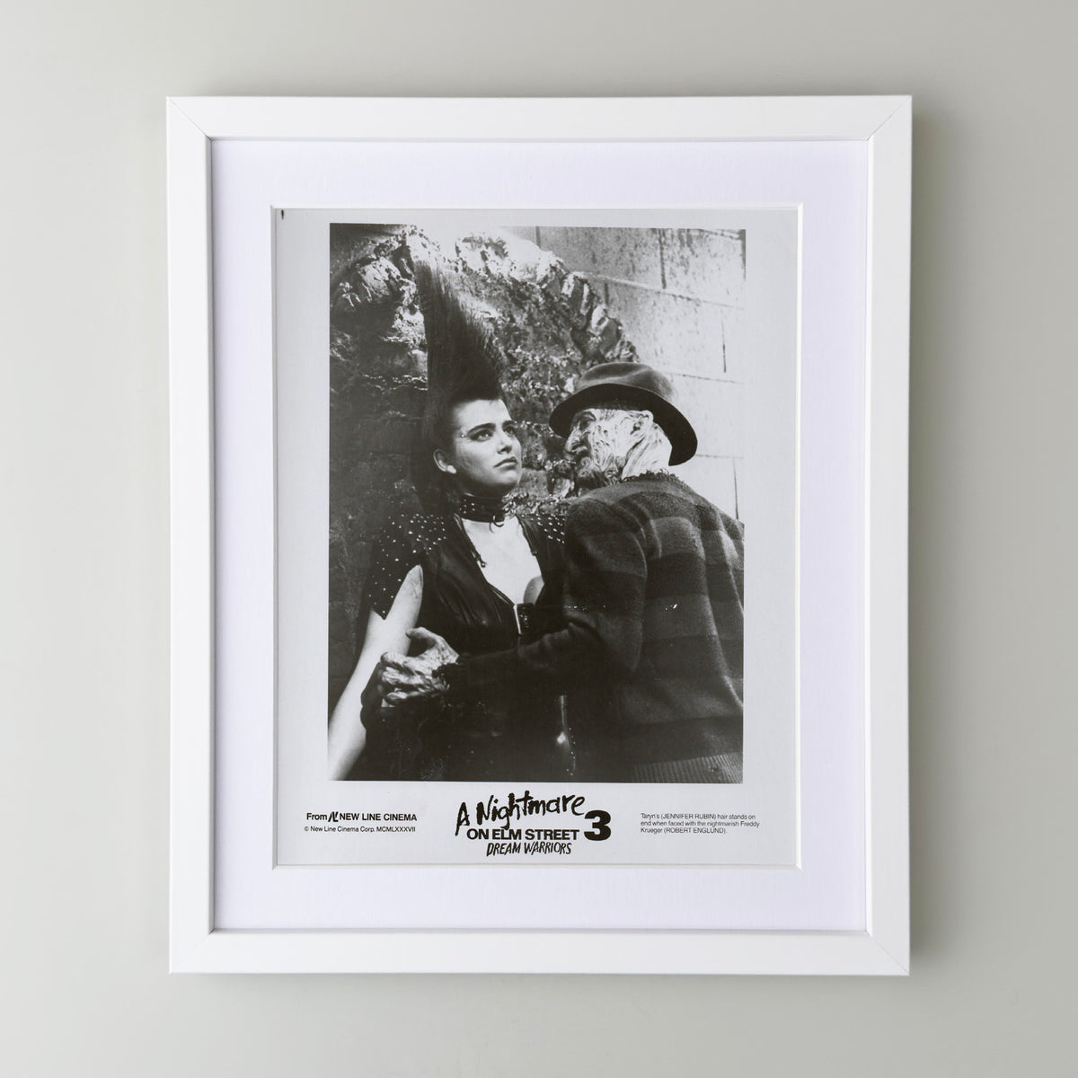 A Nightmare on Elm Street 3 Dream Warriors 1987 Press Film Movie Publicity Still - Framed