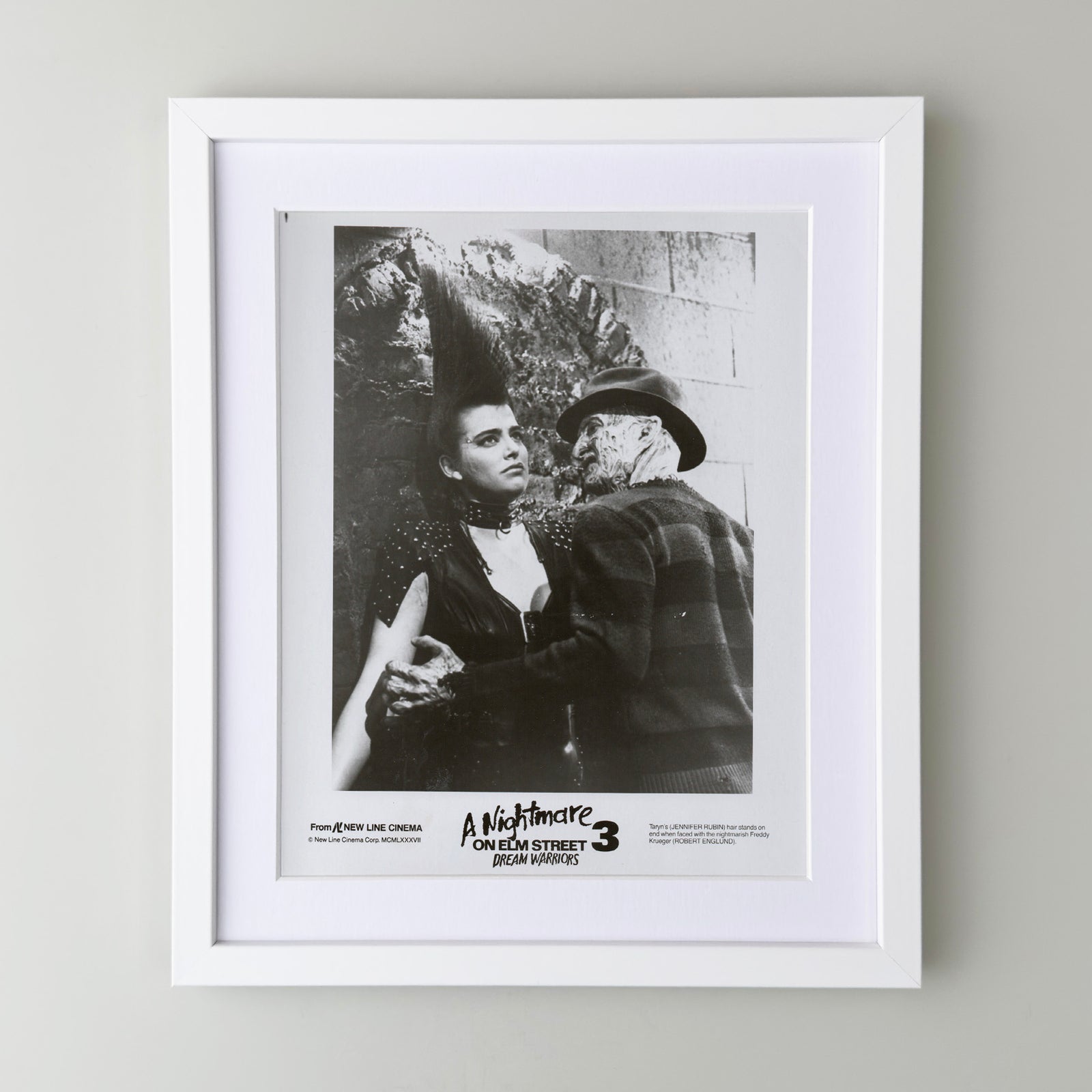 A Nightmare on Elm Street 3 Dream Warriors 1987 Press Film Movie Publicity Still - Framed