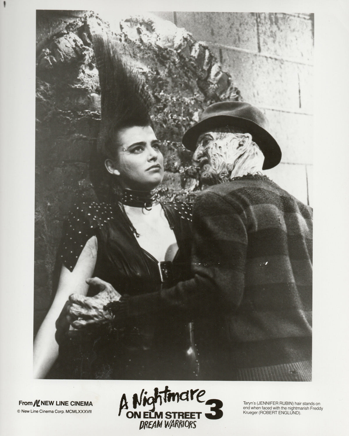 A Nightmare on Elm Street 3 Dream Warriors 1987 Press Film Movie Publicity Still - Framed