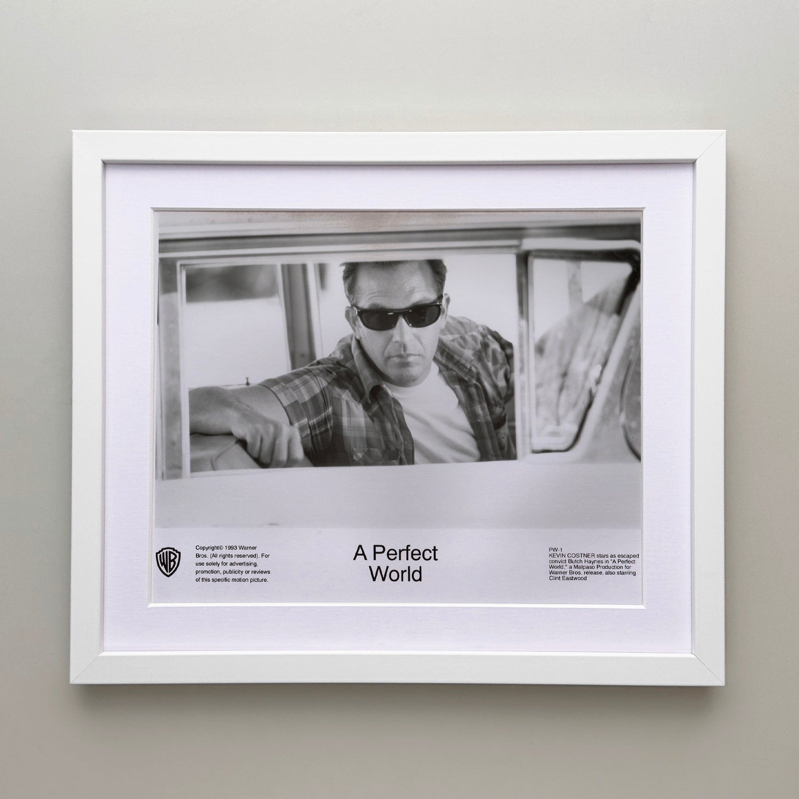 A Perfect World 1993 Film Movie Press Publicity Still Framed