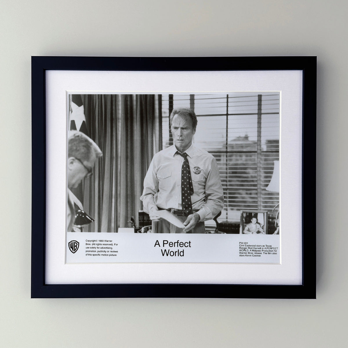 A Perfect World 1993 Film Movie Press Publicity Still Framed
