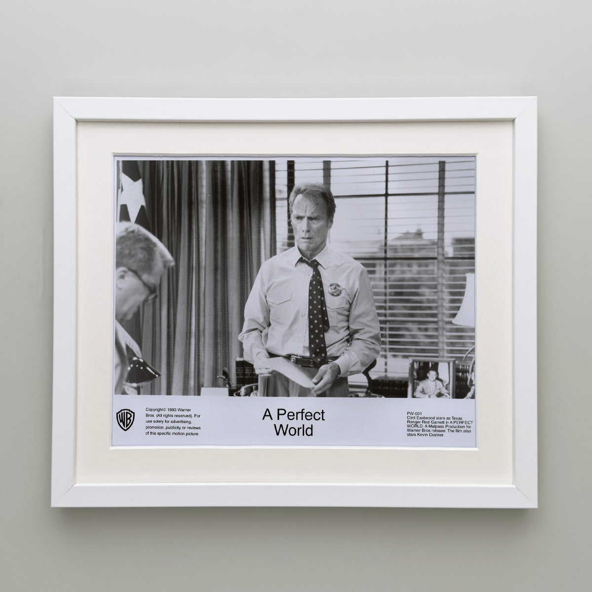A Perfect World 1993 Film Movie Press Publicity Still Framed