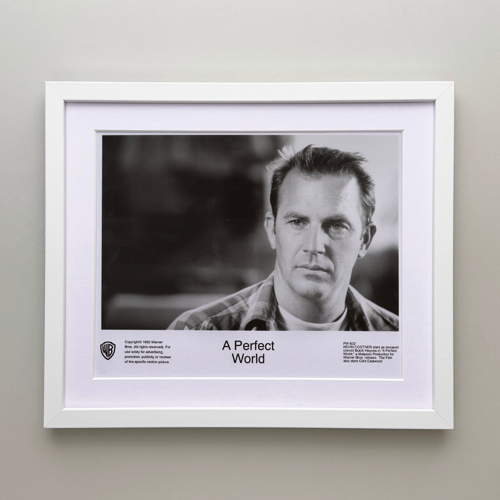 A Perfect World 1993 Film Movie Press Publicity Still Framed