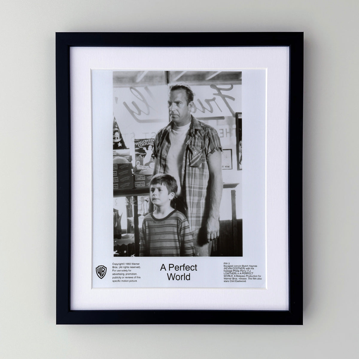 A Perfect World 1993 Film Movie Press Publicity Still Framed