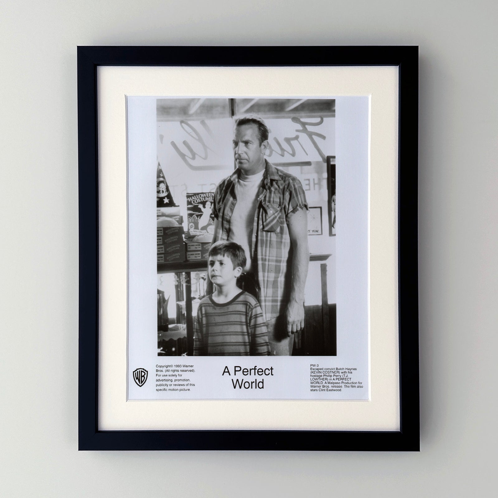 A Perfect World 1993 Film Movie Press Publicity Still Framed