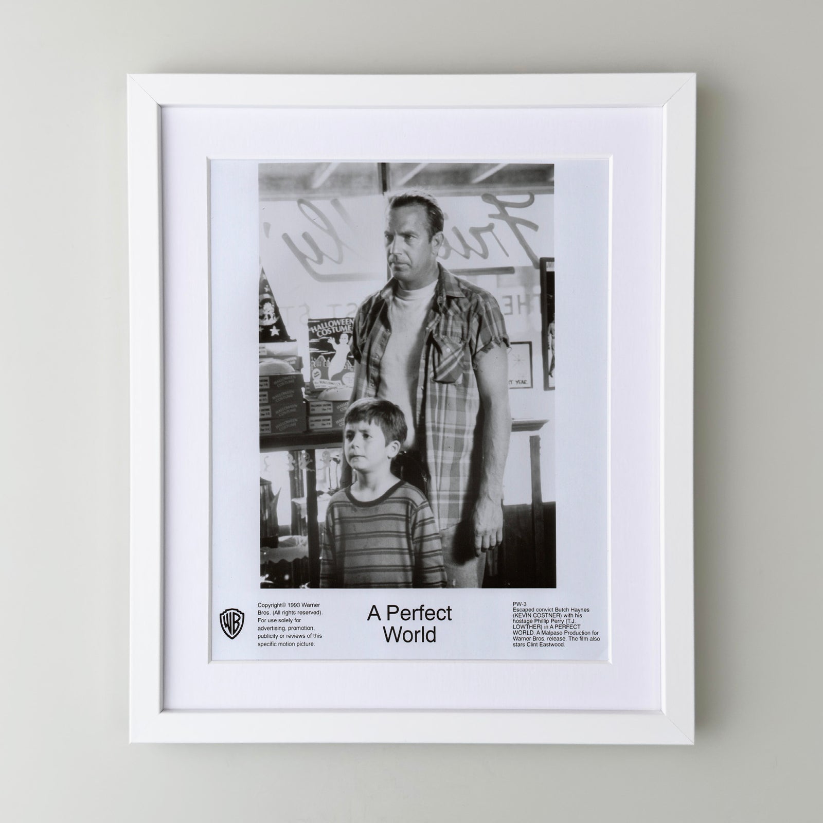A Perfect World 1993 Film Movie Press Publicity Still Framed