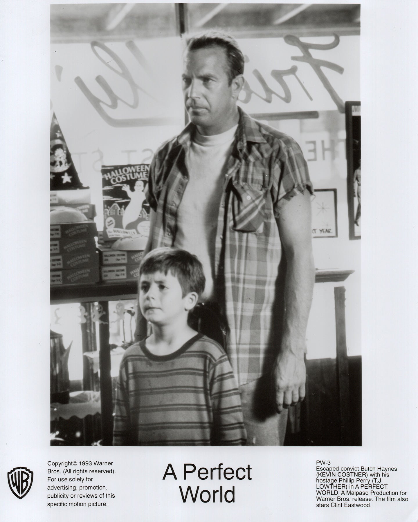 A Perfect World 1993 Film Movie Press Publicity Still Framed