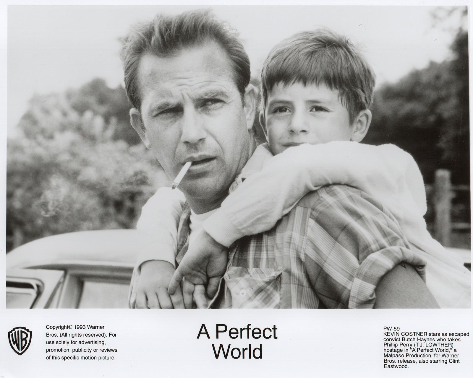 A Perfect World 1993 Film Movie Press Publicity Still Framed