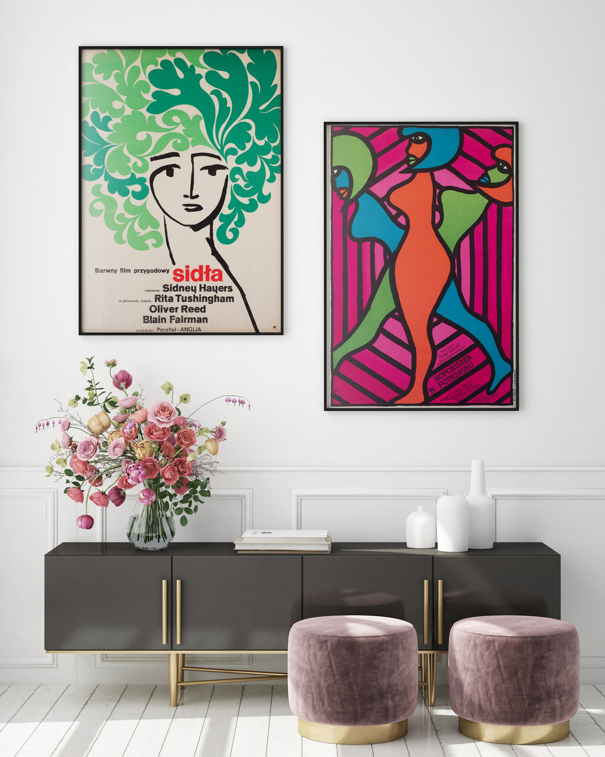 A Trap for Cinderella 1967 Polish A1 Film Movie Poster, Andrzej Krajewski