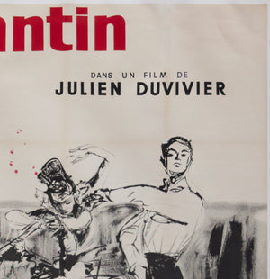 A Woman Like Satan 1959 French Double Grande Film Movie Poster, Yves Thos - detail