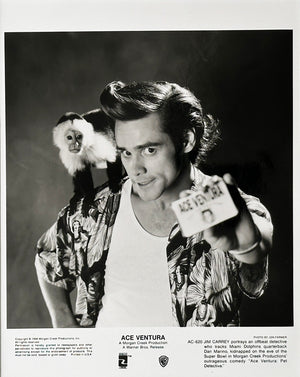 Ace Ventura (1994) Jim Carrey Publicity Film Still - Framed