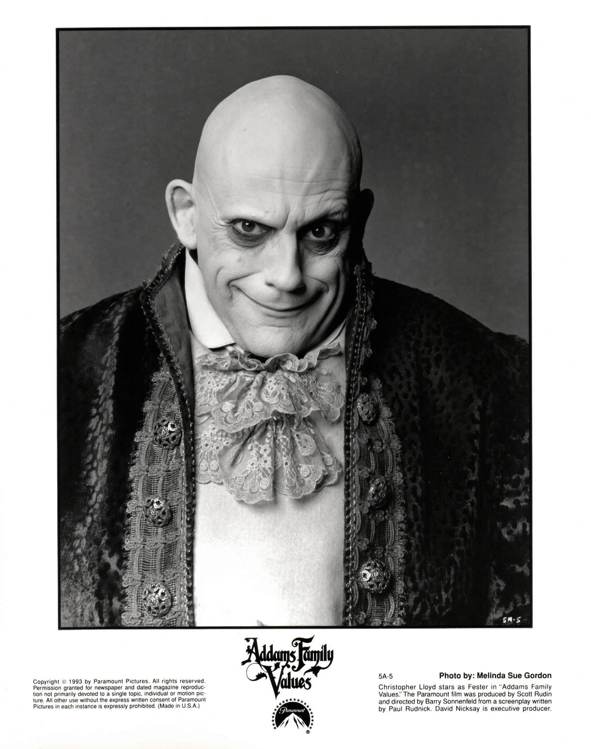 Addams Family Values 1993 Press Publicity Film Movie Still