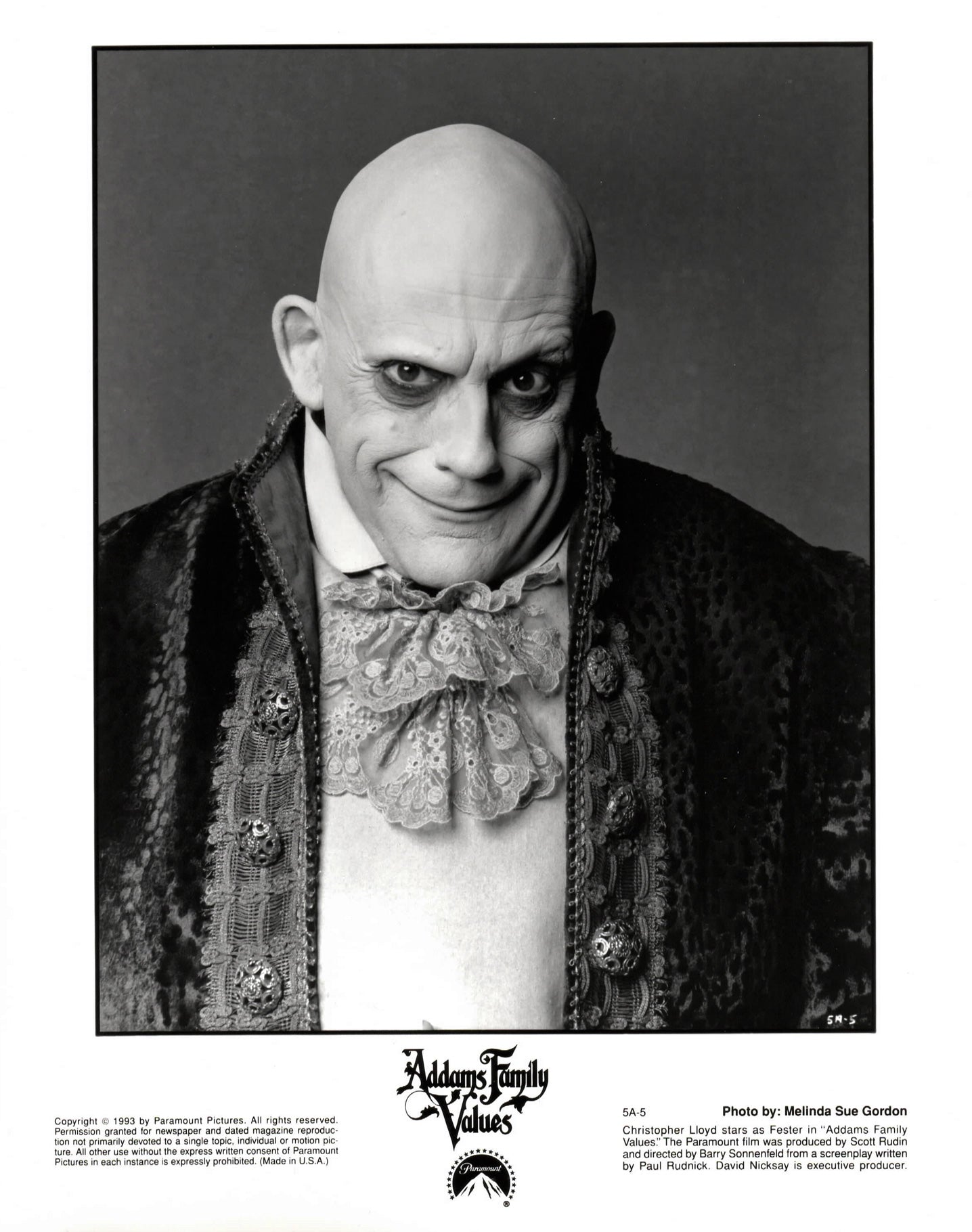Addams Family Values 1993 Press Publicity Film Movie Still