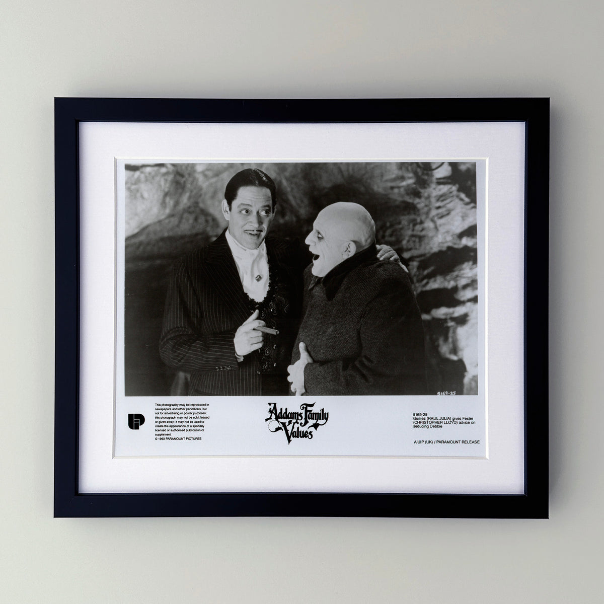 Addams Family Values 1993 Film Movie Press Publicity Still Framed