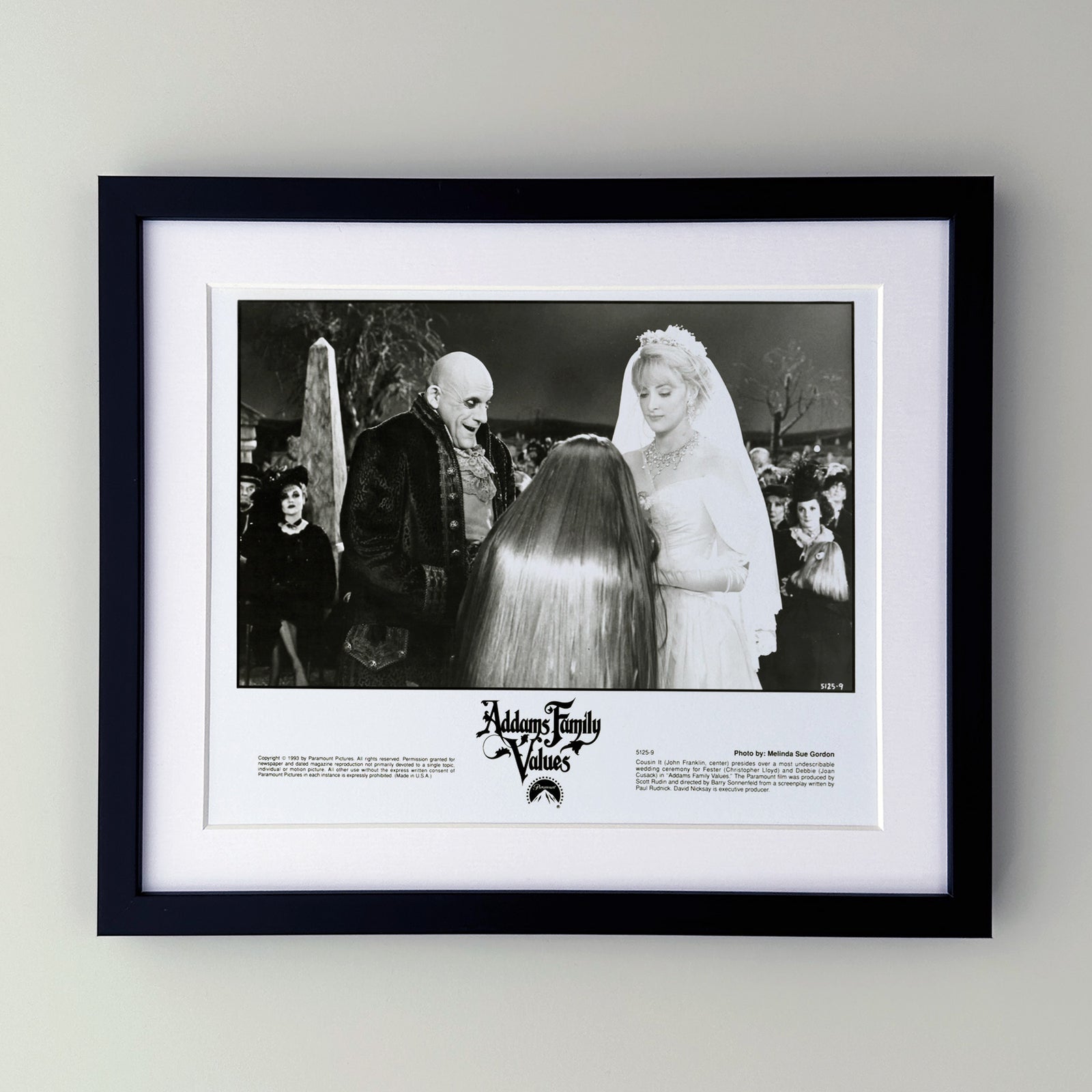 Addams Family Values 1993 Press Publicity Film Movie Still - Framed