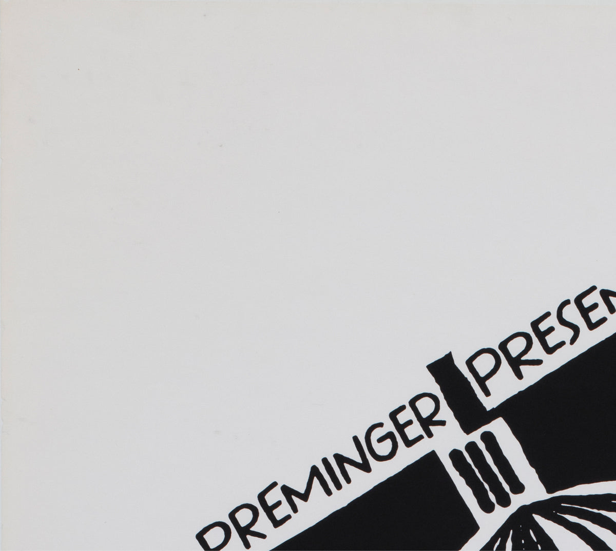 Advise and Consent c1962 Limited Edition US Silkscreen Film Movie Poster, Saul Bass - detail