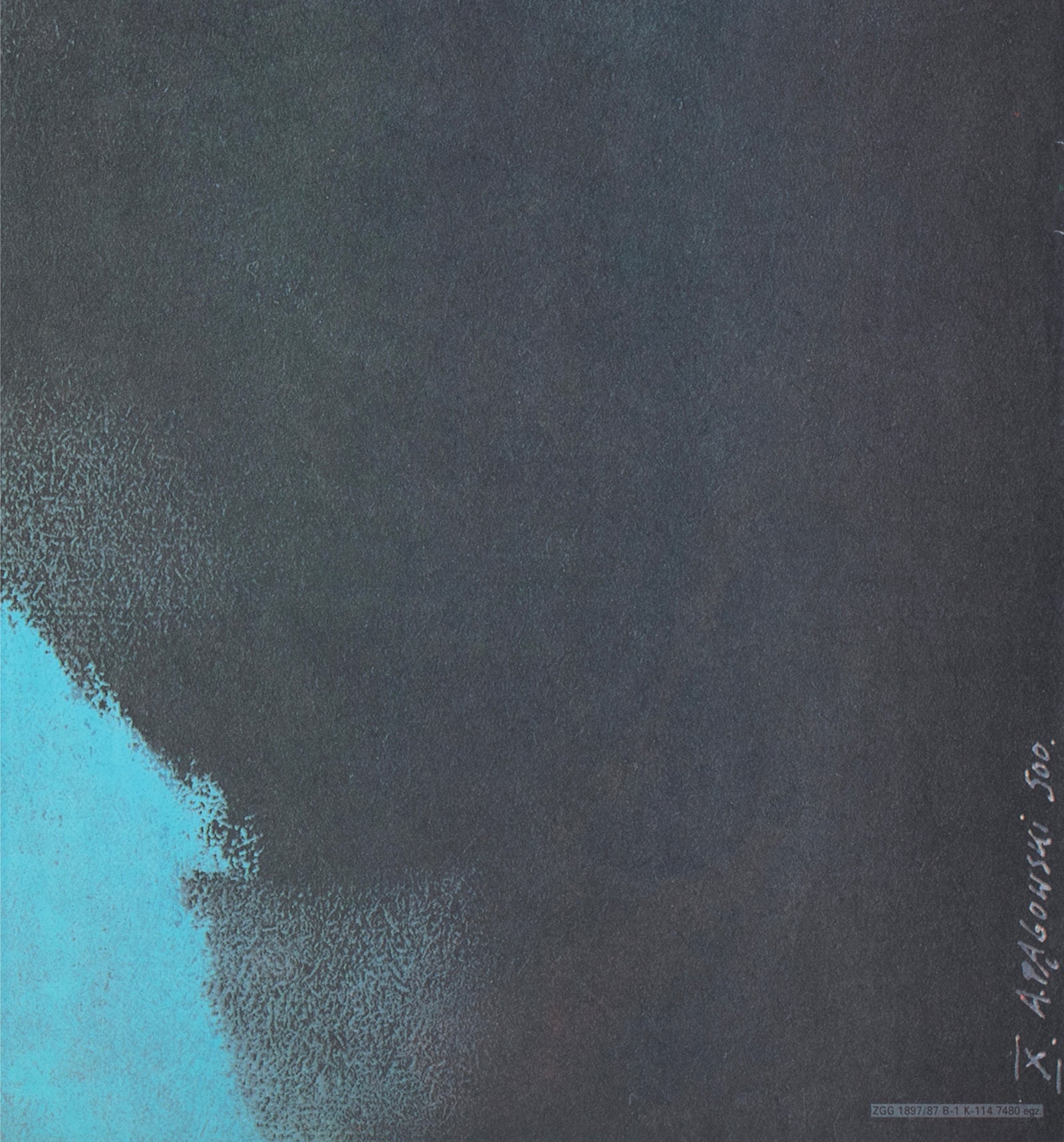 After Hours 1987 Polish B1 Film Poster Andrzej Pagowski - detail