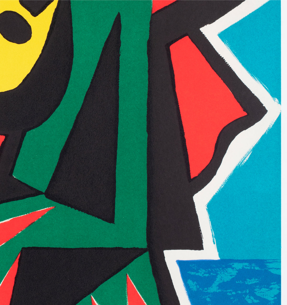 Air France Italy 1960s Airline Travel Advertising Poster Guy Georget - detail