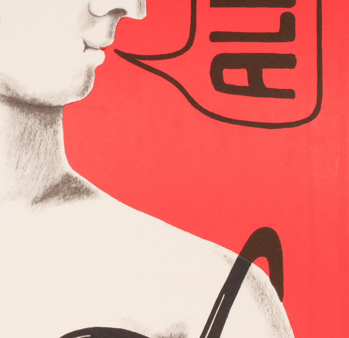 Ale Heca! / What a Lark! 1976 Polish A1 Film Poster, Jerzy Flisak - detail