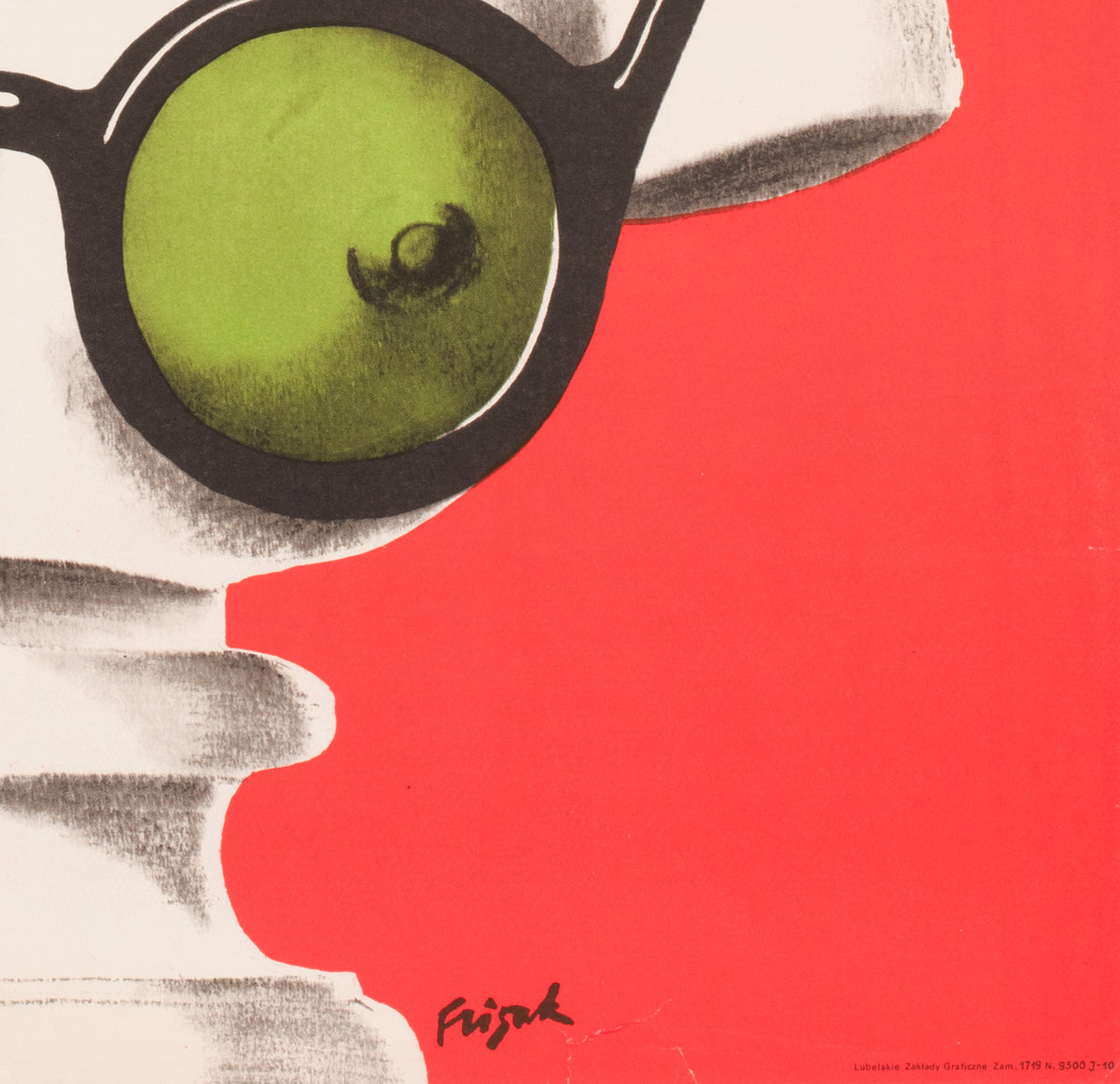 Ale Heca! / What a Lark! 1976 Polish A1 Film Poster, Jerzy Flisak - detail