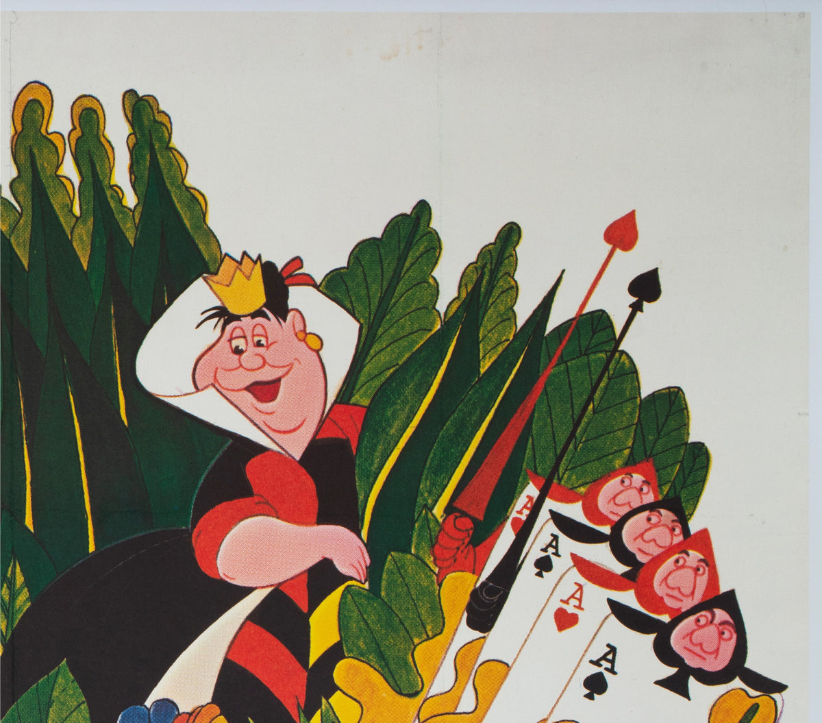 Alice in Wonderland R1970s French Grande Film Movie Poster - detail