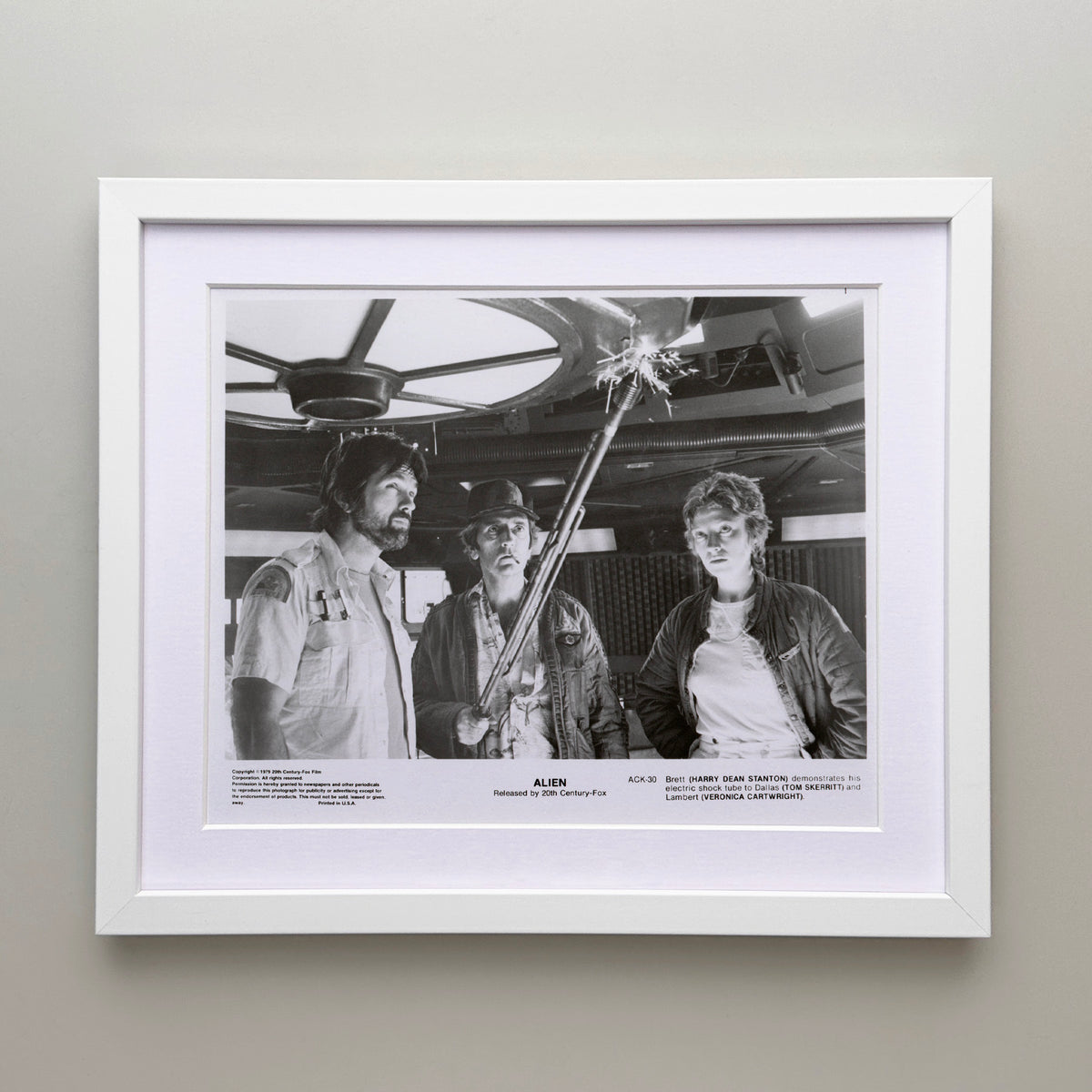 Alien 1979 Press Film Movie Publicity Still - Framed