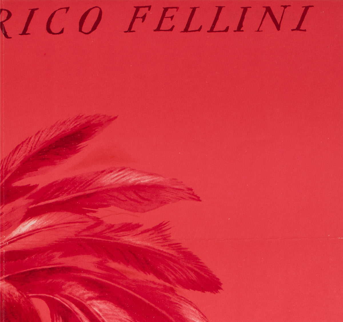 Amarcord 1976 East German A1 Style B Film Poster Erhard Gruttner - detail