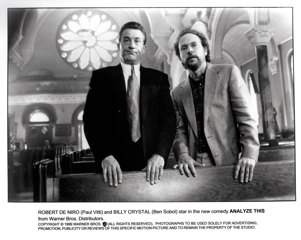 Analyze This 1999 Publicity Film Movie Press Still Framed