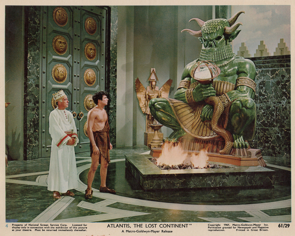 Atlantis The Lost Continent 1961 Film Movie Lobby Card Framed