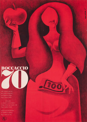 BOCCACCIO 70 1965 East German A1 Film Poster Erhard Gruttner