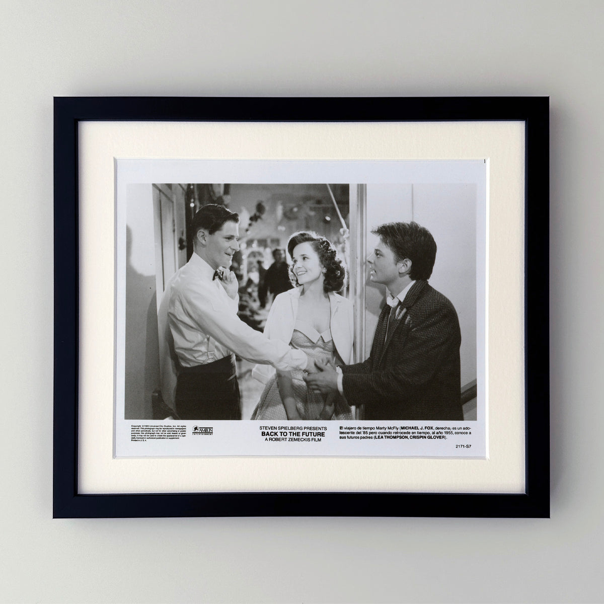 Back to the Future 1985 Film Movie Press Publicity Still Framed