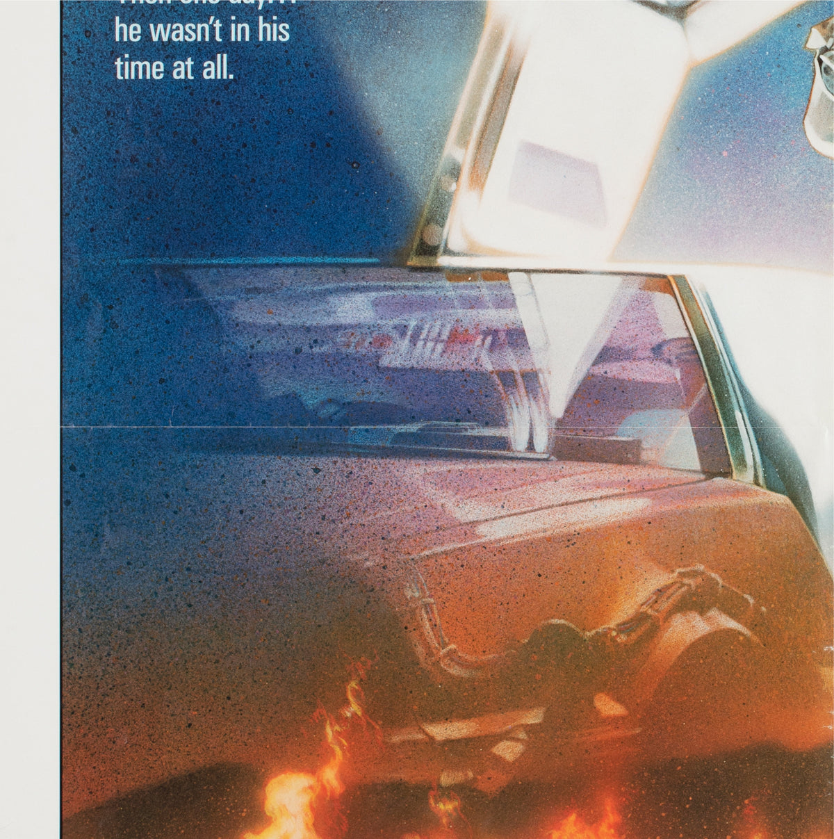 Back to the Future 1985 US 1 Sheet Film Movie Poster, Struzan - detail
