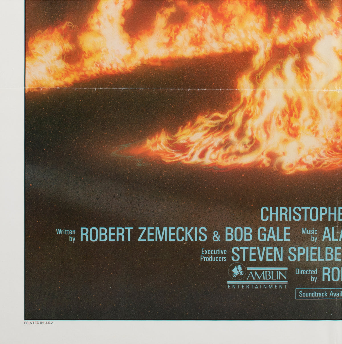 Back to the Future 1985 US 1 Sheet Film Movie Poster, Struzan - detail