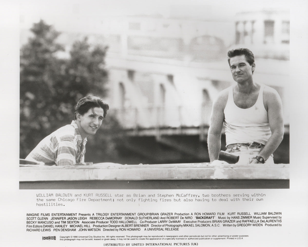 Backdraft 1990 Film Movie Press Publicity Still Framed