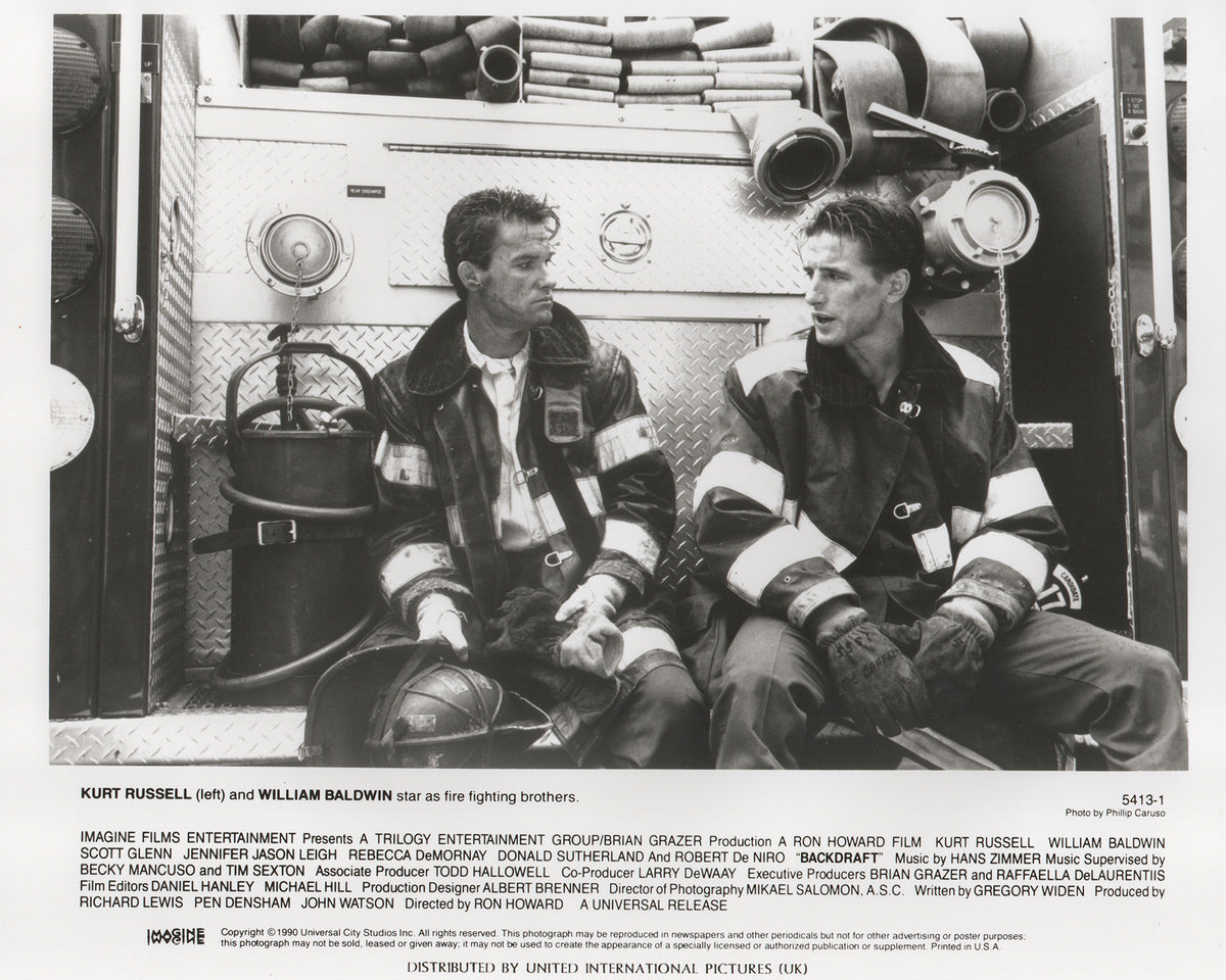 Backdraft 1990 Film Movie Press Publicity Still Framed