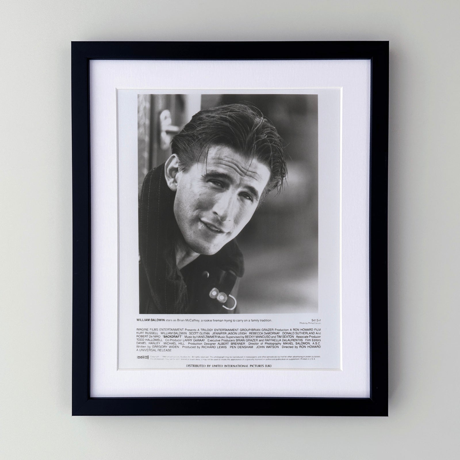 Backdraft 1990 Film Movie Press Publicity Still Framed