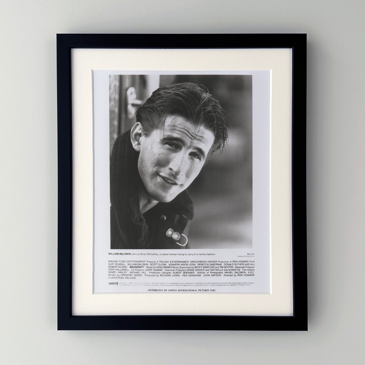 Backdraft 1990 Film Movie Press Publicity Still Framed
