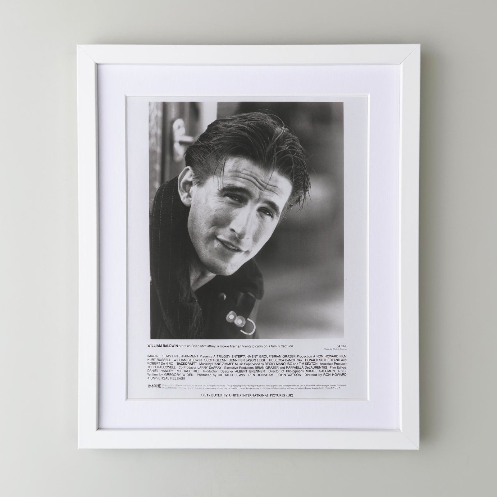Backdraft 1990 Film Movie Press Publicity Still Framed