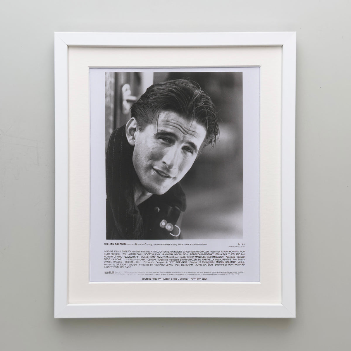 Backdraft 1990 Film Movie Press Publicity Still Framed